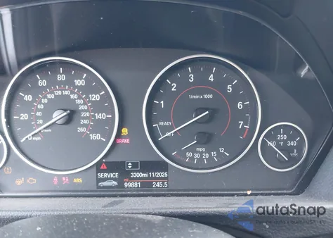 2016 BMW 328I из США, поврежденный, VIN WBA8E7C57GK572893